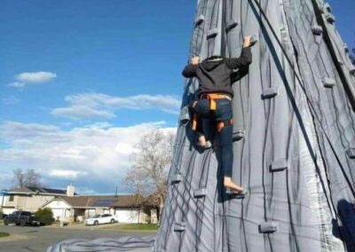 Rock climbing wall